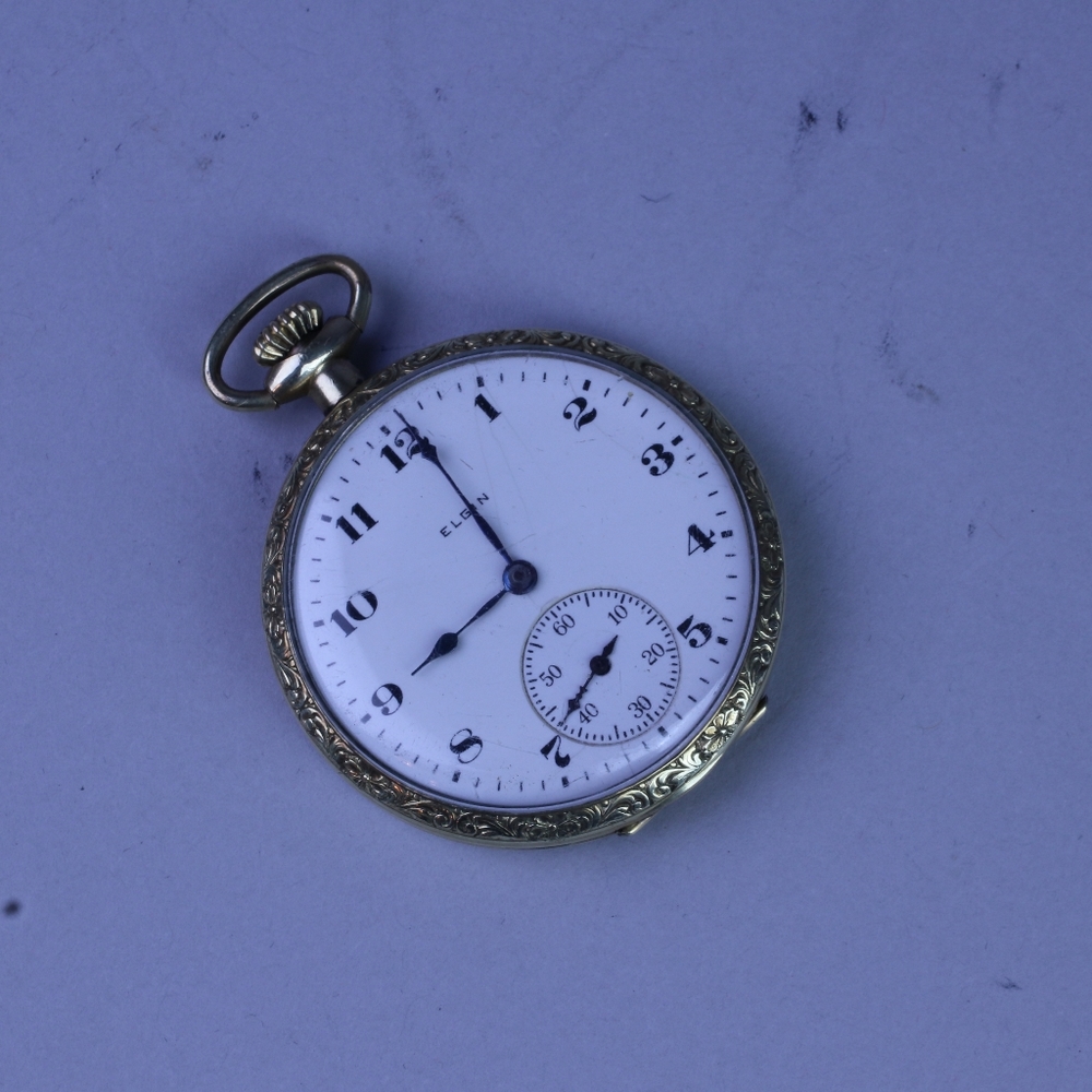 Vintage Elgin Gold Filled Pocket Watch Restored